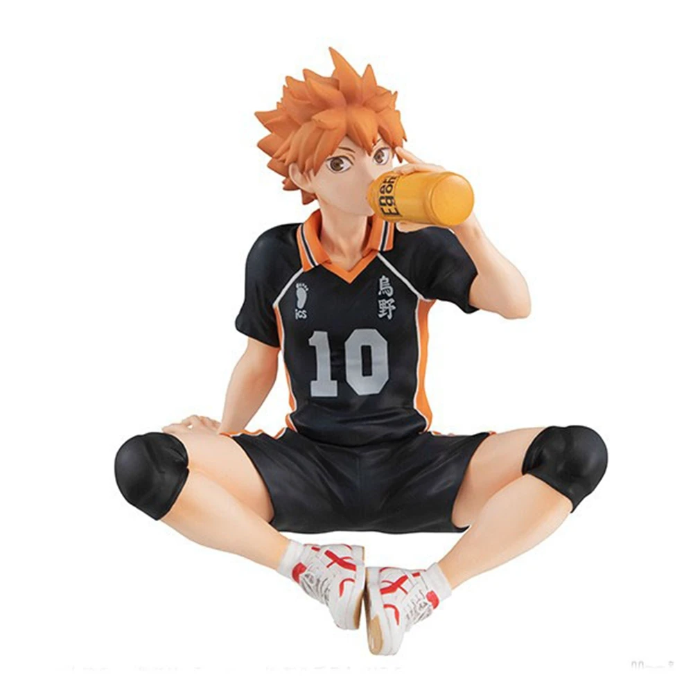 10cm anime haikyuu hinata shoyo tobio kageyama figura na palma bonito modelo brinquedos presentes coleção decoração ornamentos pvc