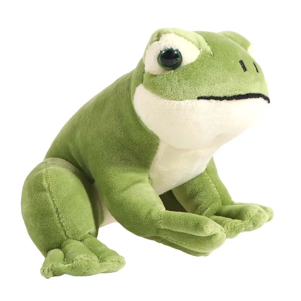 Children's Cartoon Anime Green Frog Collection PP Cotton Mini Frog Soft 12cm Cartoon Frog Stuffed Children Gift