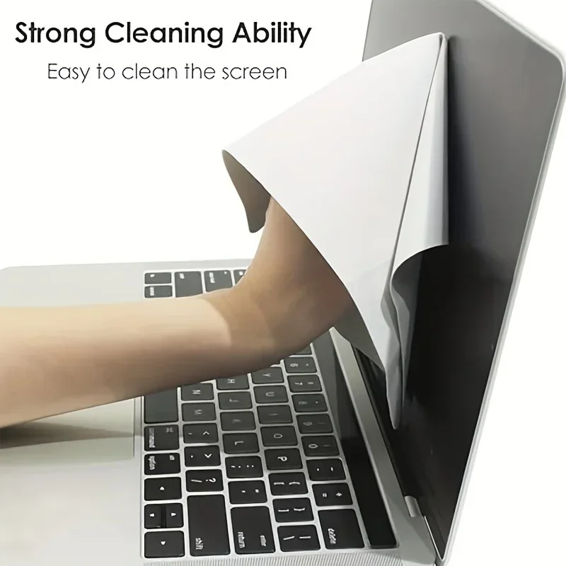 Ultra-Soft Microfiber Cleaning Cloths 40.64cm, 38.1cm, 35.56cm, - Screen & Keyboard Protector for MacBook, Air, Multi Ti Sizes image 2