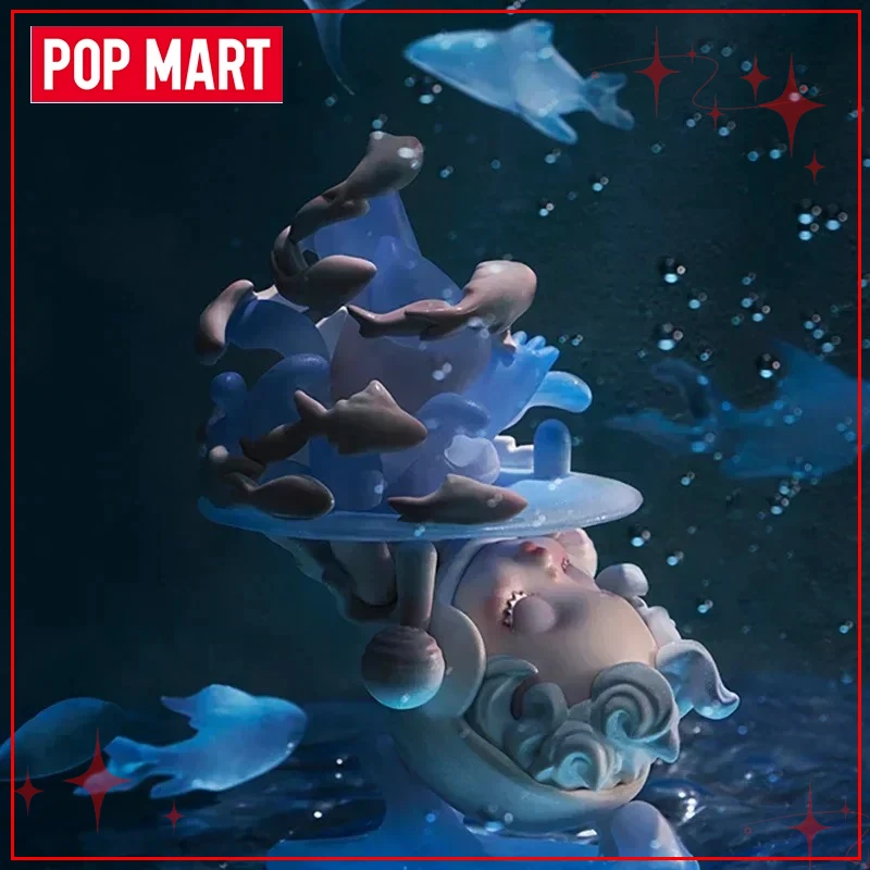 Authentic POPMART Skullpanda Door of Advance and Retreat Series Handmade Figurine Blind Box  Air Freshener Car Decoration Gift