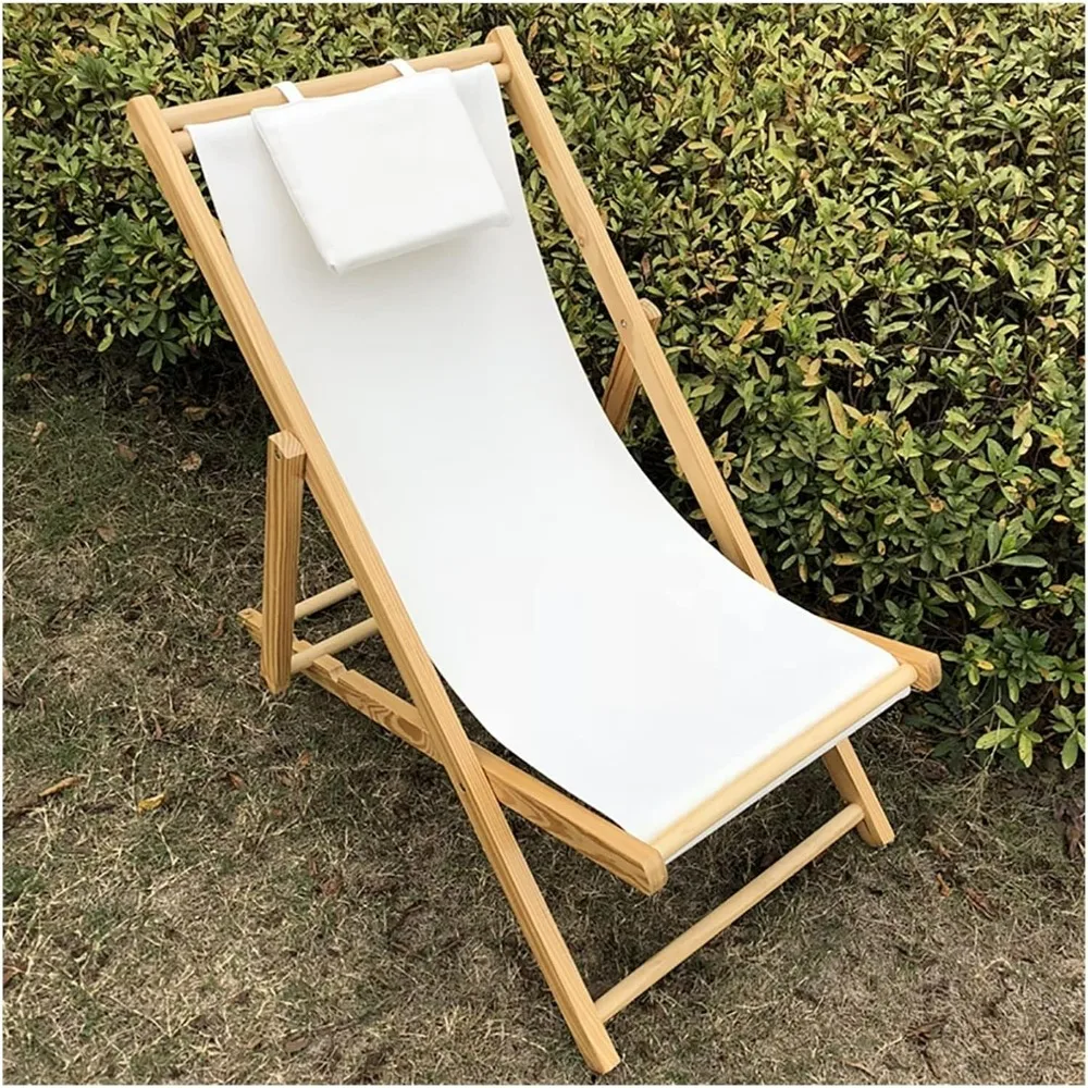 Chaise de Camping Pliable et Inclinable, avec 3 Niveaux Réglables, pour délégations et Jardin