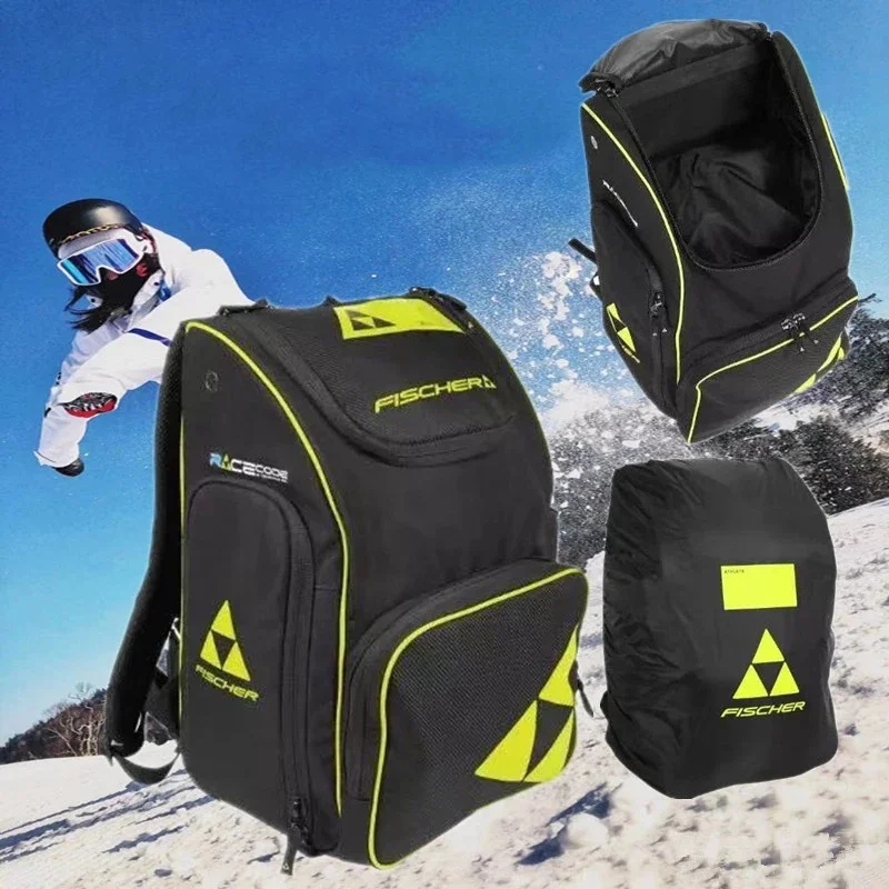 1PC New Large Capacity Storage Bag Ski Snowboard Shoes Bag Ice Ski Boots Helmet Bag Backpack Waterproof Ski Bags With Dust Cover