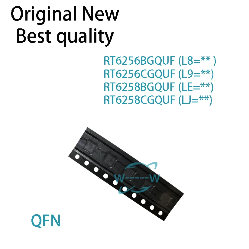 (2-5 PCS)NEW RT6256BGQUF L8= RT6256CGQUF L9= RT6258BGQUF LE= RT6258CGQUF LJ= RT6256B RT6256C RT6258B RT6258C QFN IC CHIP