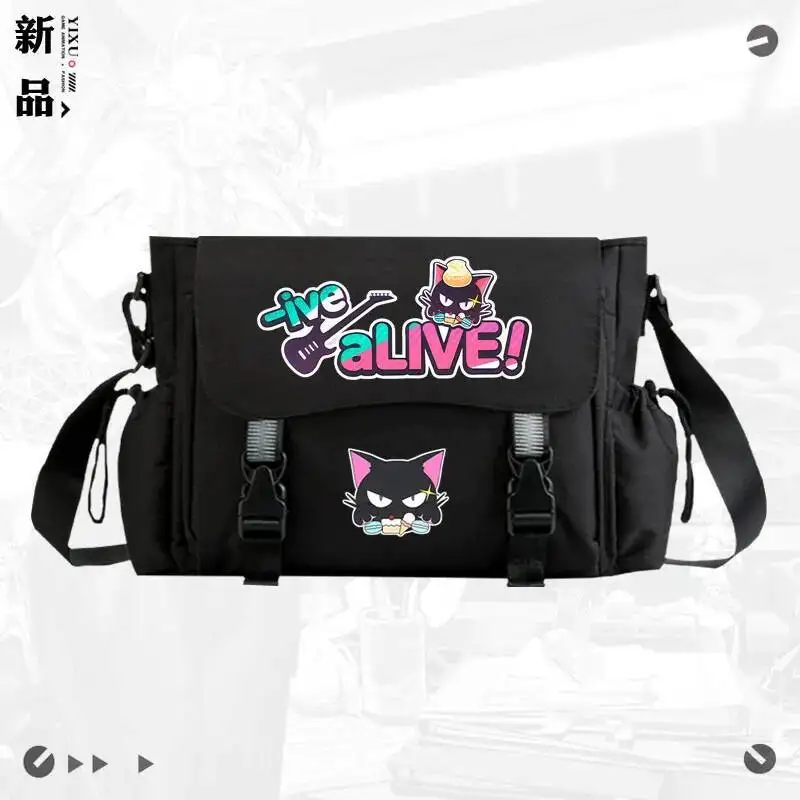 

Anime GAME Blue Archive Ive Alive Theme Fashion Backpack School Student Knapsack Anime Cosplay Handbag Messenger Bag Game