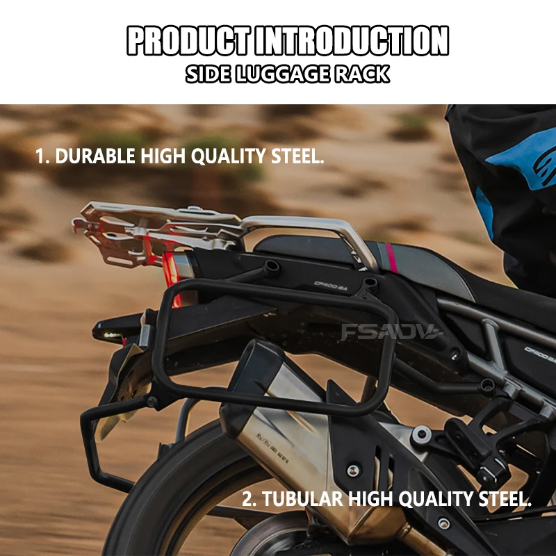 For CFMOTO 450MT 450-MT 450 MT 2023-2024 Motorcycle Accessories Saddlebag Side Toolbox Brackets Top Case Luggage Panniers Rack