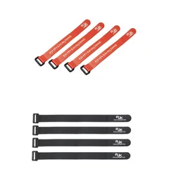 Elementi di fissaggio Cinghia antiscivolo Fascetta per batteria in silicone Cinghie antiscivolo per protezione antincendio 200X20MM 4 pezzi per elicottero droni FPV RC