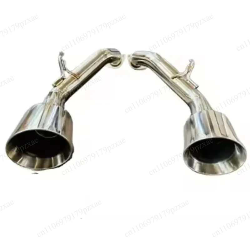 Double Wall Stainless Steel Tip Exhaust Down Pipes Fit 14-23 Q50