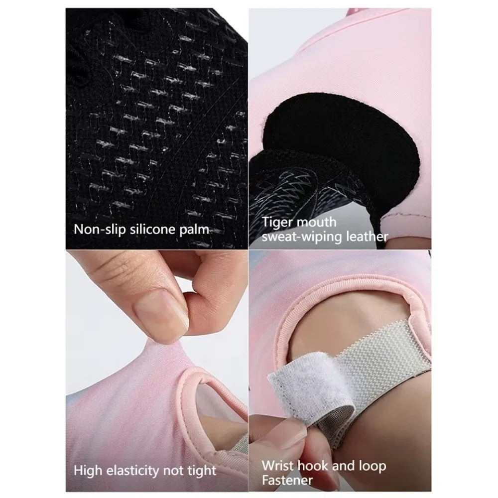 

Workout Equipment Wear-resistant Sports Gloves Thickened Non-slip Cycling Gloves Half Finger Gloves Men Women