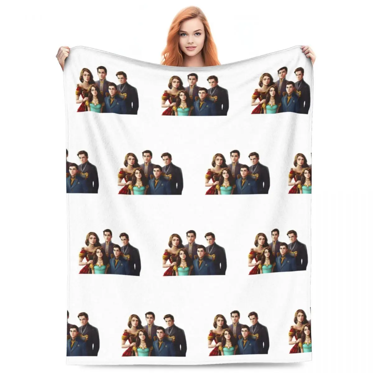 Keeper Of The Lost Cities Character Blanket Flannel Sofa Throw Blanket Portable for Couch Bedding Throws Bedspread Quilt