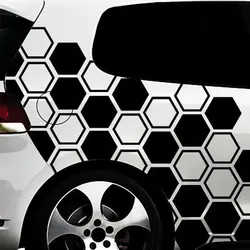 Honeycomb JDM Car Sticker Windshield Banner Night Run JDM Sport Competition Style Decorative Vinyl Decals Fits For Any Car