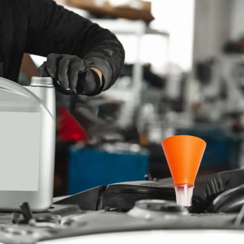 Automotive Funnel Anti-Spill Car Oil Funnel Specialty Tools & Gadgets For Radiator Transmission Coolant Lawn Mower Motor Car