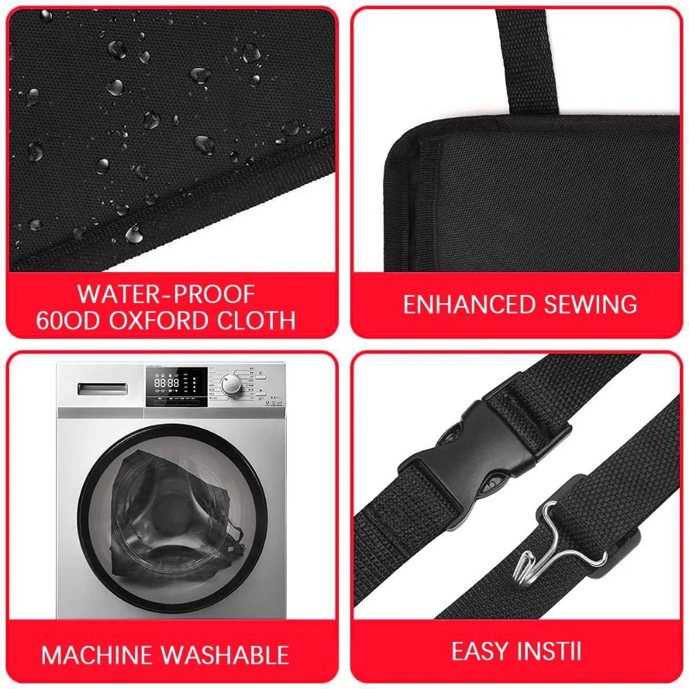 Органайзер в багажник автомобиля, подвесная грузовая сумка с большими карманами, съемная спинка сиденья на молнии с крышками, оснащенная эластичной отделкой.