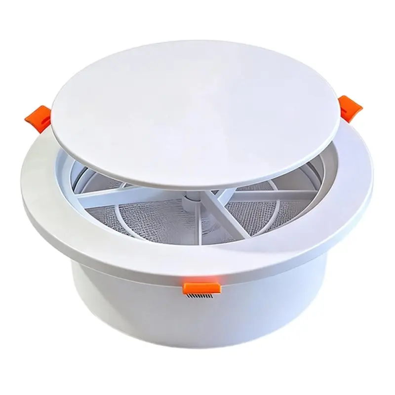 ABZV-Ceiling Vent Cover-Dust-Proof Grille Included(100Mm), Designed For Fresh-Air System And Central AC Ventilation Duct
