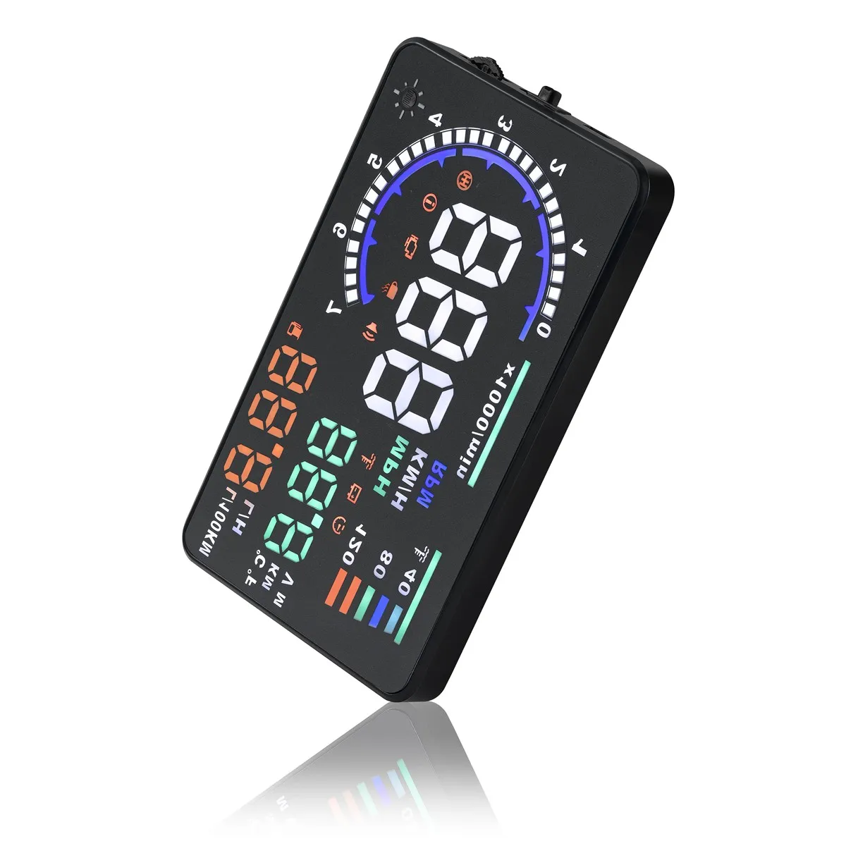 M22 Car Head Up Display GPS Speedometer KMH MPH Windshield Projector On-board Computer With Overspeed alarm for All Cars