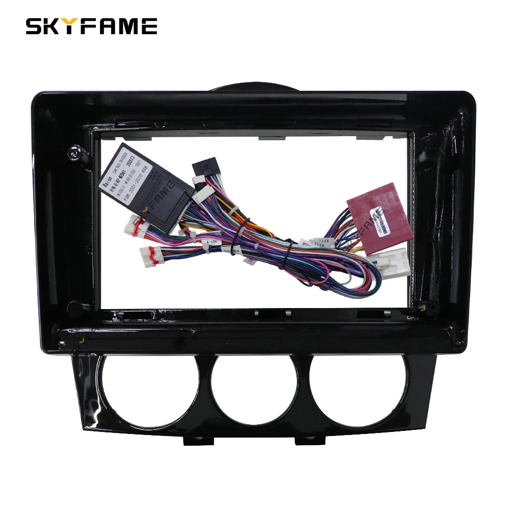 SKYFAME Car Frame Fascia Adapter Canbus Box Decoder Android Radio Dash Fitting Panel Kit For Mazda RX8