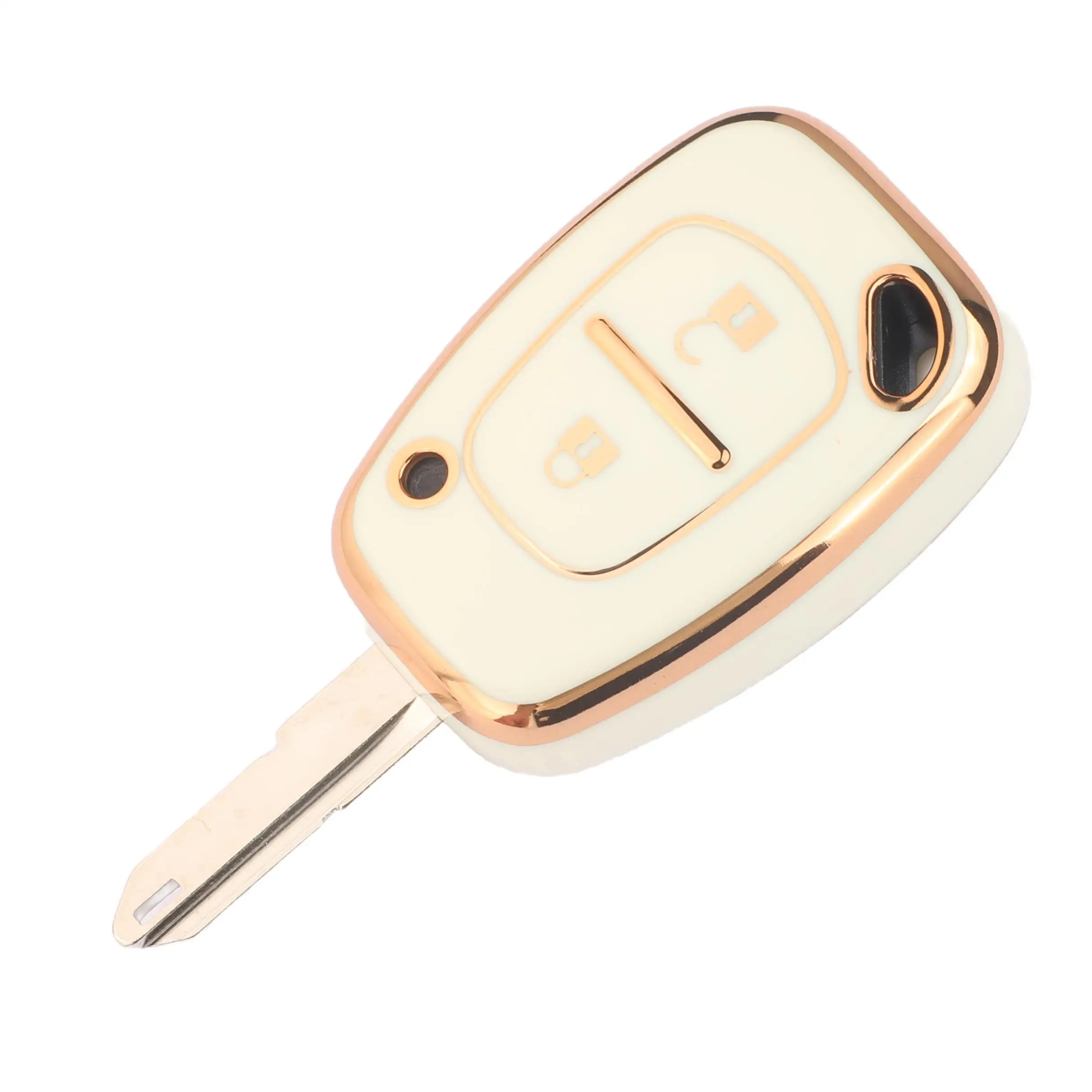 Jingyuqin 2BTN TPU Car Key Case Fob For Renault Kangoo Traffic Clio 2004 Master For Nissan Interstar Opel Vivaro 2003 Movano
