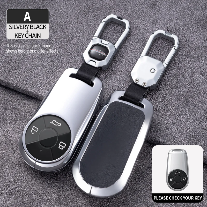 Zinc Alloy Leather Car Key Case for GWM Great Wall ORA R1 R2 Good Cat White Cat IQ GT Remote Cover Shell Keychain Accessories