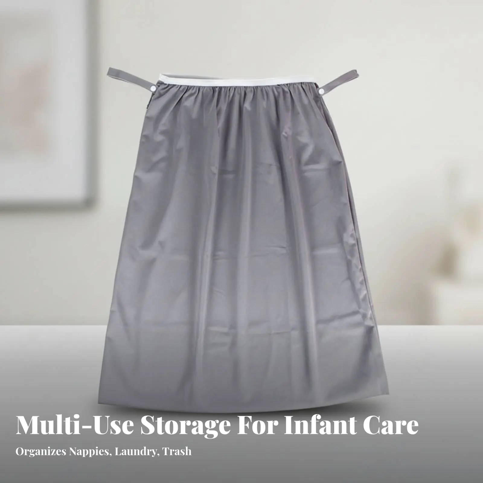 

2 штуки: Долговечные многоразовые водонепроницаемые вкладыши для подвесных мусорных ведер для подгузников, с защитой от запаха и эластичным верхом