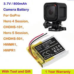 OrangeYu  800mAh Camera Battery 601-06750-000 for GoPro Hero 4 Session,Hero 5 Session,CHDHS-501,CHDHS-101,HWMR1,HWPR1