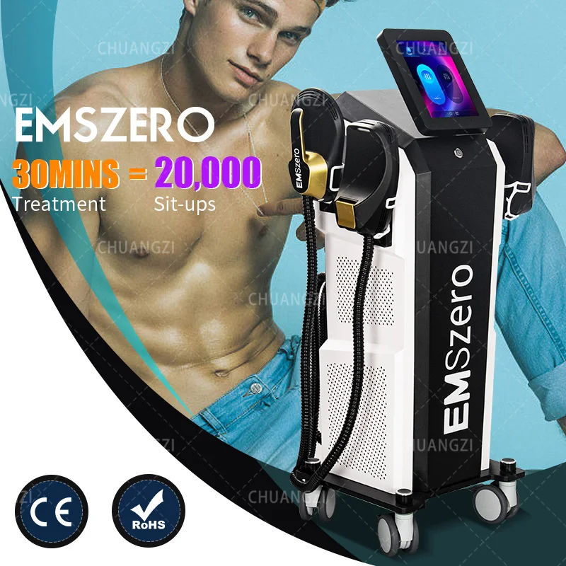 EMSzero Body Sculpt Machine Professional RF EMShape Contouring 6500W Hiemt EMS Muscle Stimulate Slimming Device