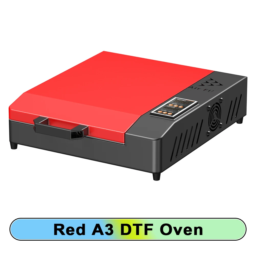 Oven Pengering Film DTF OEMG A3 untuk Transfer Langsung Kaos, Pengerasan Film PET, Bubuk Perekat Panas dengan Kontrol Suhu