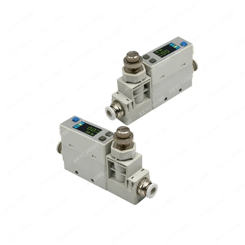 Thermal Gas Mass Flowmeter Compressed Air AFM07 Series Replacement SMC Flow Switch needleless valve