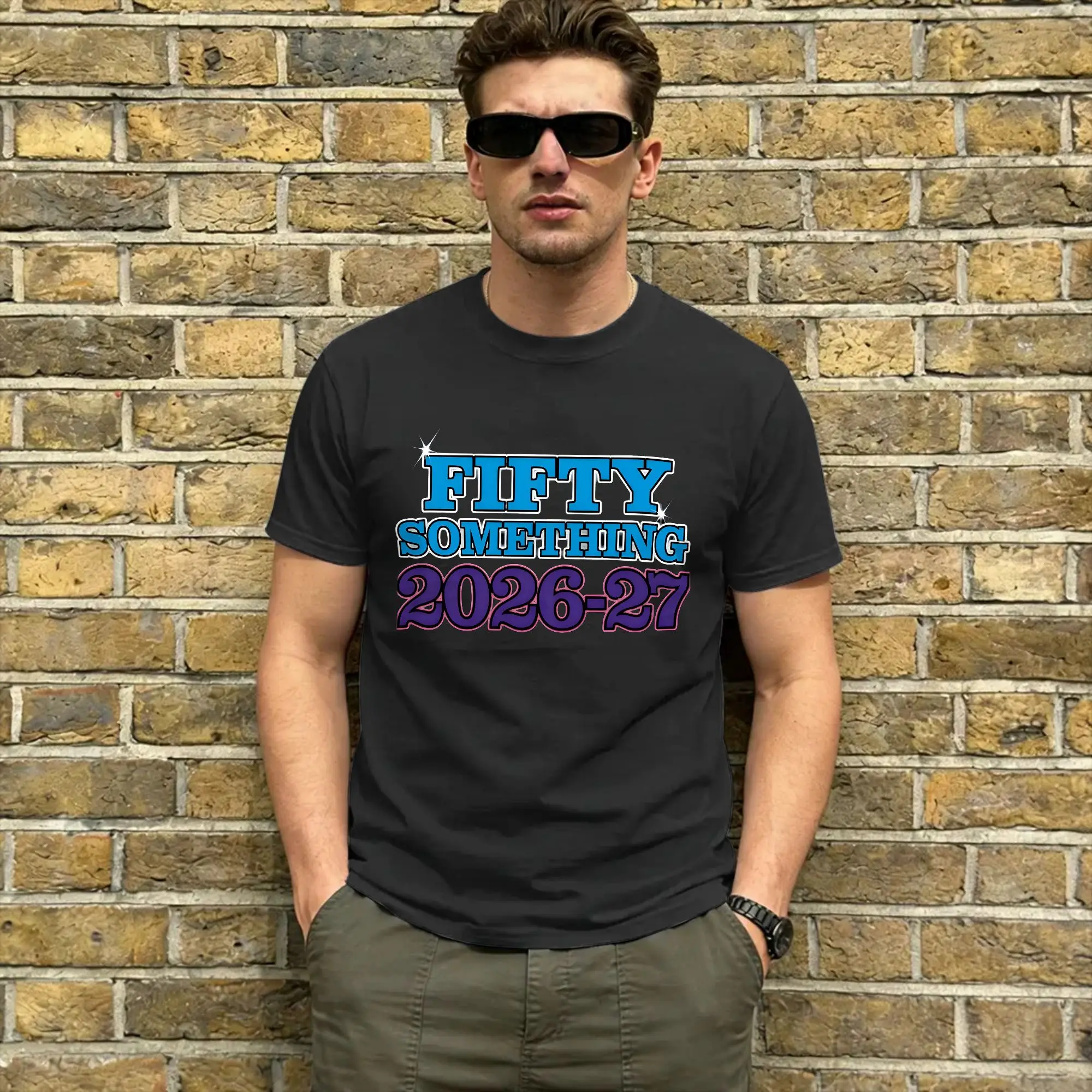 R-RUSH T Shirts Men's  Pure Cotton Novelty T-Shirt Crewneck Fifty Something 2026-27 Tees Short Sleeve Tops Big Size