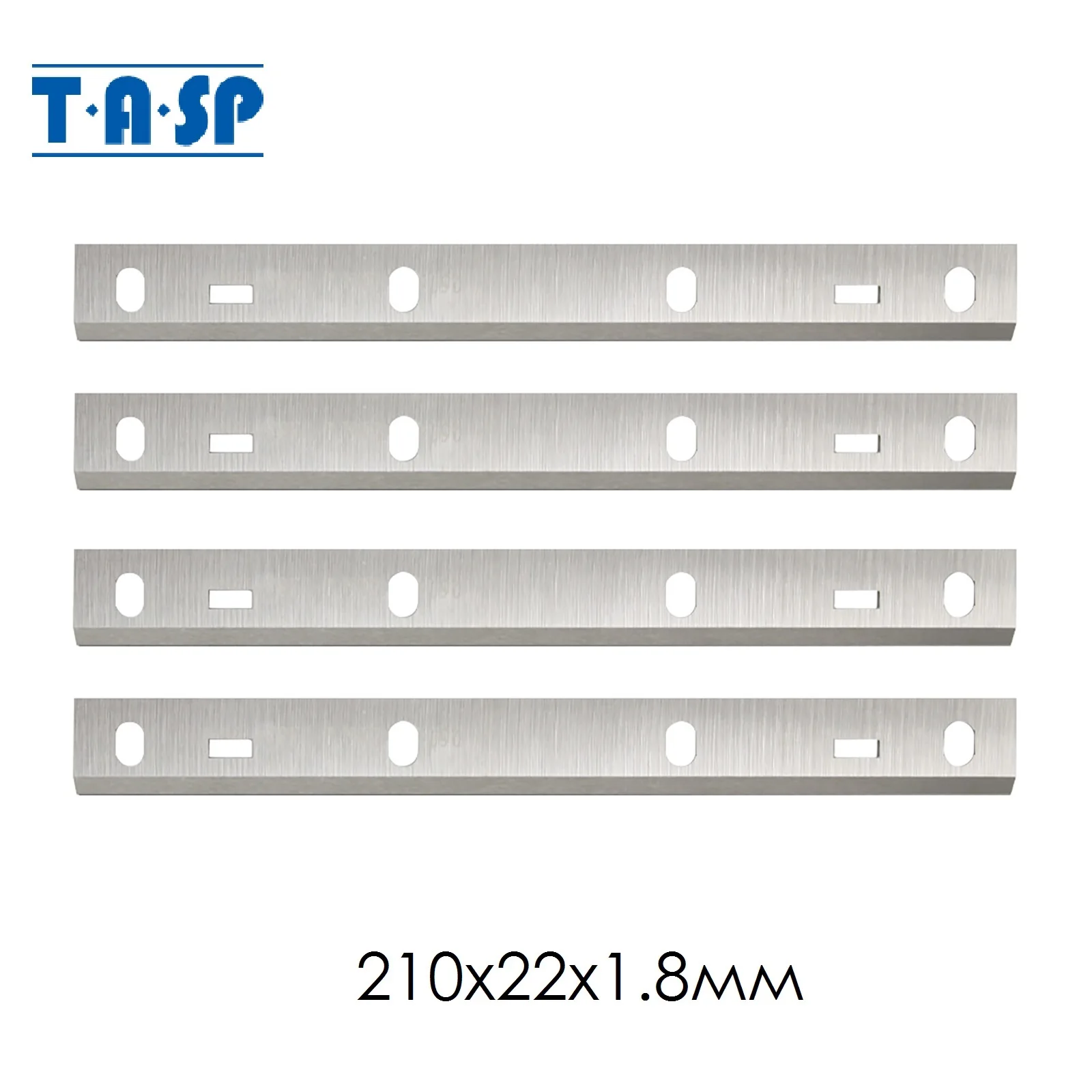 TASP 4pcs 210x22x1.8mm HCS Planer Blade Wood Knife for Woodstar PT85 Scheppach HT850 HMS 850/2000 Bernardo PT200ED Kity PT8500