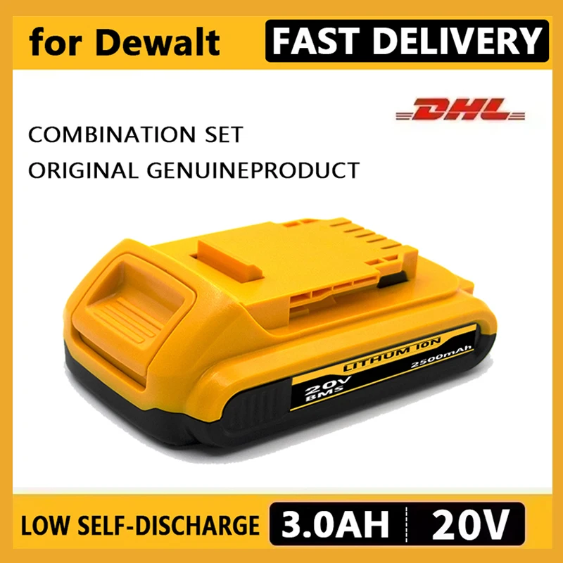 🏆 Для DeWalt 18 В 20 В литий-ионные аккумуляторы 20 В 3 Ач DCB203 Замена литий-ионного аккумулятора DCB204 DCB206 DCB205 DCB200Электроинструменты.