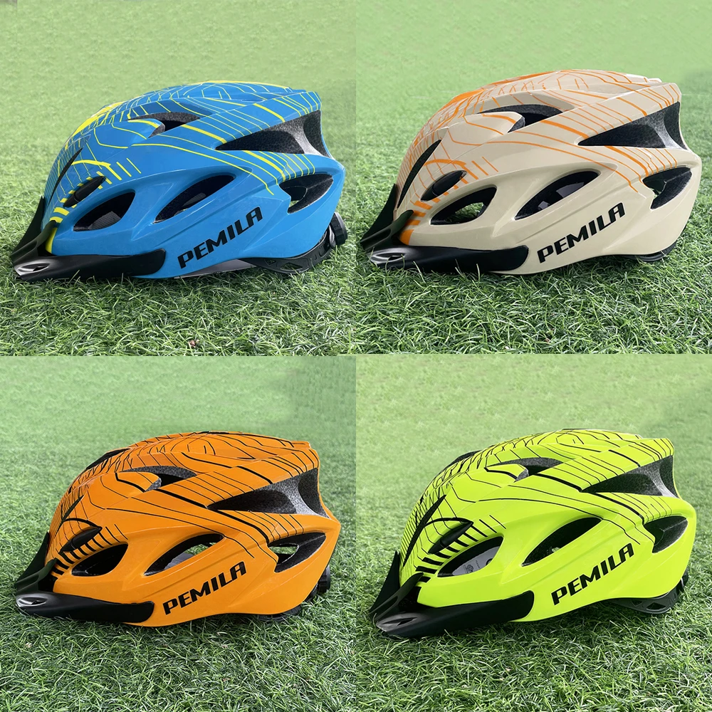 PEMILA 2024 nuovo casco da ciclismo ultraleggero berretto di sicurezza da ciclismo casco da bicicletta MTB per donna uomo attrezzatura da corsa