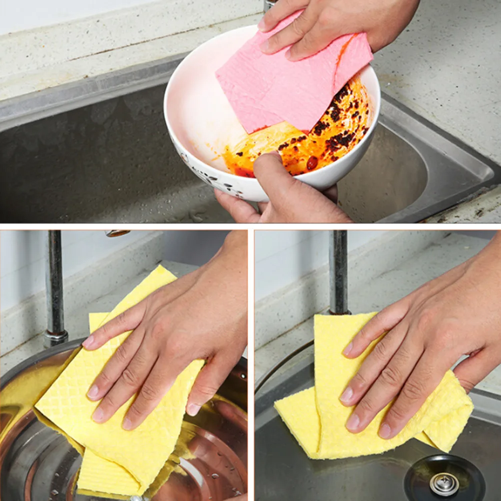 3pcs Kitchen Cleaning Kitchen Cleaning Sponges Sponges Fast Drying Dish Scrub Sink Faucet Stove Non Scratch Foam