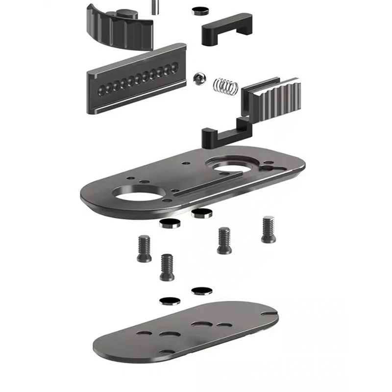 Kreatives OWL Edelstahl-Verbund-Multifunktionsspielzeug EDC Push Slider Fidget Sliders Angstlösendes Anti-Stress Sensorisches Spielzeug – Detail 2