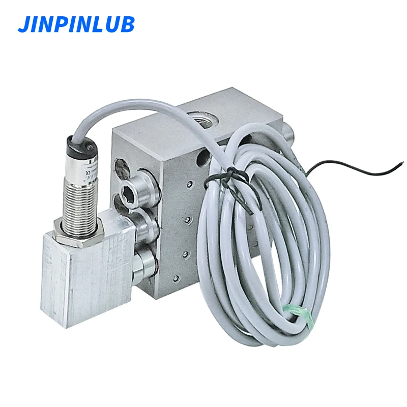 Imagen 7: Válvula separadora de grasa JINPINLUB JSVB-6, distribuidor de 6 vías para sistema de lubricación automática progresiva con grasa