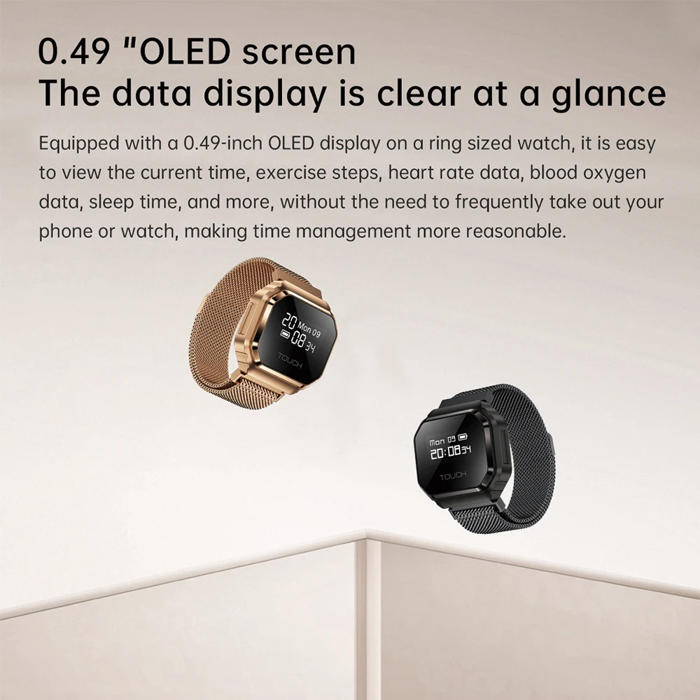 Inteligentny pierścień na pale – Smartwatch Ring Watches recenzja i cena