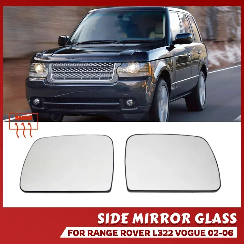 Links Rechts Seite Beheizter Spiegel Blaues Glas LH RH Objektiv Ersatz für Land Rover Range Rover L322 Vogue 2002-2006 Zubehör