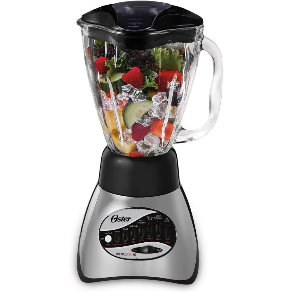 

Classic Series 16 Speed Blender with 5-Cup Glass Jar, Brushed Nickel