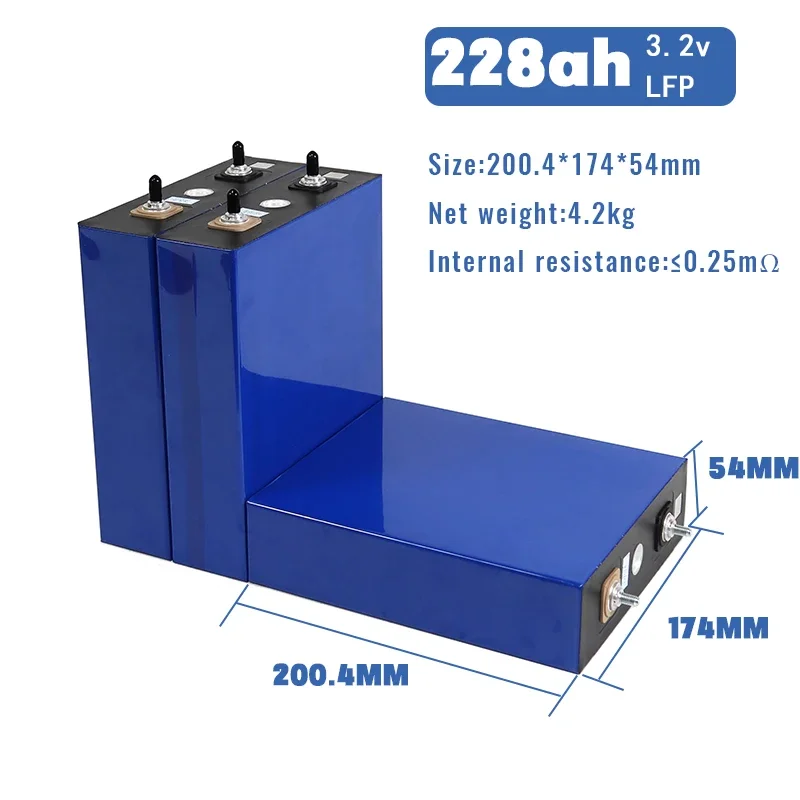 LFP CATL 230ah 228ah 200ah 3.2v Lifepo4 Prismatic Lithium Iron Phosphate Cells Solar Energy Storage Battery Lifepo4 280ah Cell