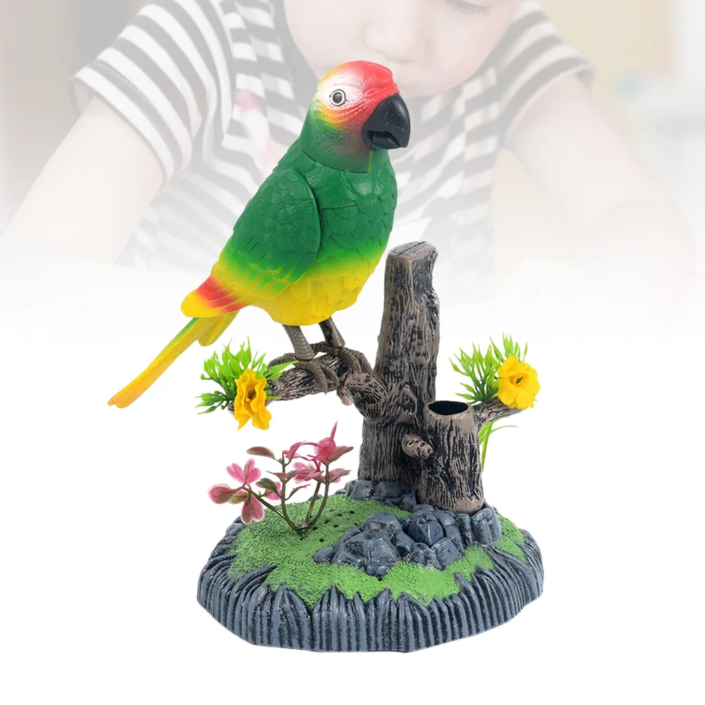 Chirping Bird Sparrow Motion Sensor Christmas Ornament Real Singing Sounds Movement Operated with Pen Holder Not Include