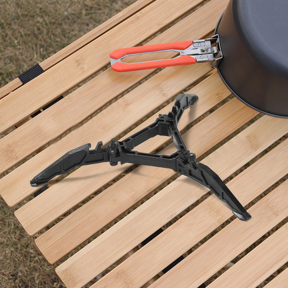 Universal Fuels Canister Support 3 Gears Adjustable Air Tank Stabilizer Foldable Anti Slip Accessories Outdoor Camping Equipment