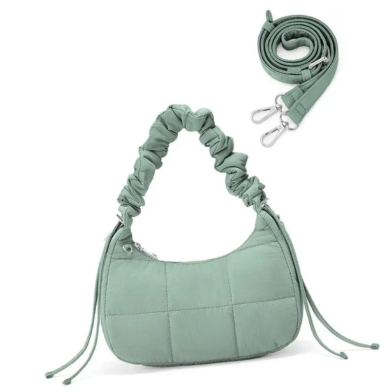 X5XA Lightweight Puffer Shoulder Bag Spacious Crossbody Bags Satchel For Everyday Use