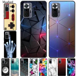 For Xiaomi Redmi Note 10 Pro Case Fashion Soft Silicone Phone Cover for Redmi Note10 Pro Max Coque M2101K6G Bumper Cool Funda