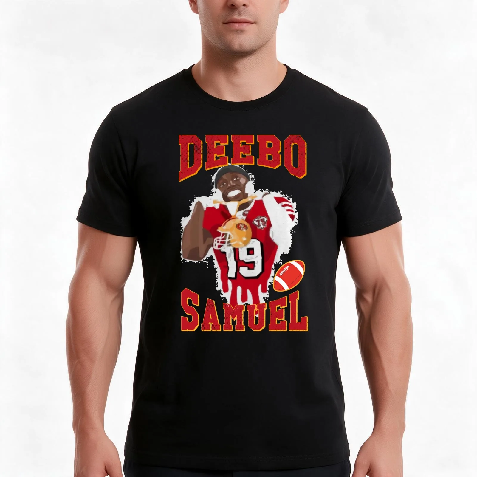 Deebo Samuel is back T-Shirt Summer Casual Cotton Tee Oversized Streetwear Tops Vintage Graphic Print Loose Fit Short Sleeve