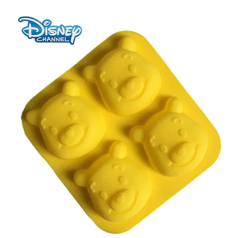 

Disney Winnie the Pooh cartoon cute silicone cake baking mold ice cream pudding candy mold DIY aromatherapy candies