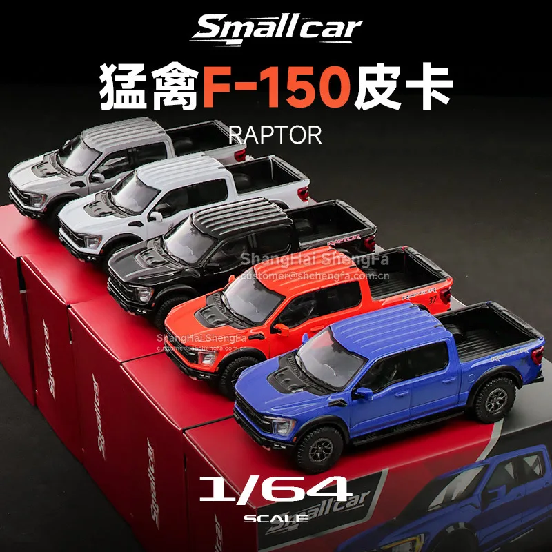 

1:64 Ford Raptor F150 Alloy Car Model Simulated Off-Road Pickup Truck Model Desktop Model collection Metal Toy For Boy's Gift