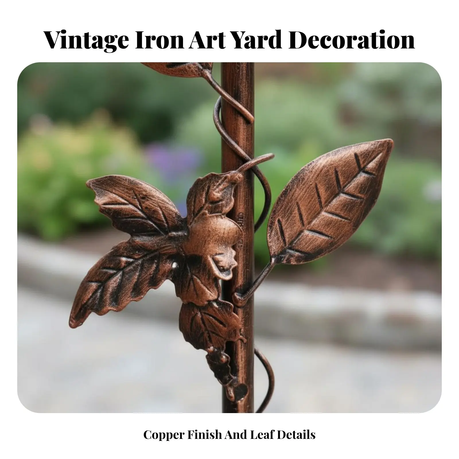 Vintage Design Avian Bath Wrought Iron Vintage Pedestal Avian Bath Garden Decor Weatherproof Detachable Bowl for Gardeners, Lawn