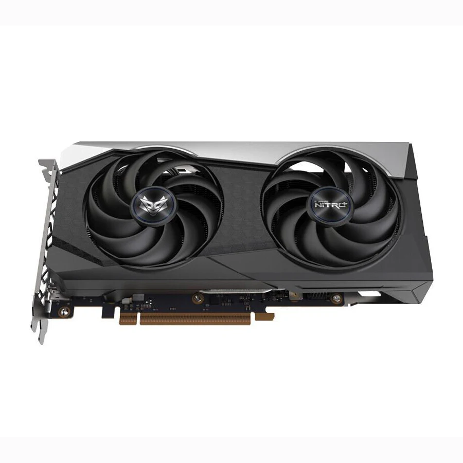 Видеокарта Sapphire Radeon RX6600 XT Nitro + 8 Гб для AMD RX6600XT 8G D6 Nitro + RX 6600 XT, игровая карта для настольных ПК