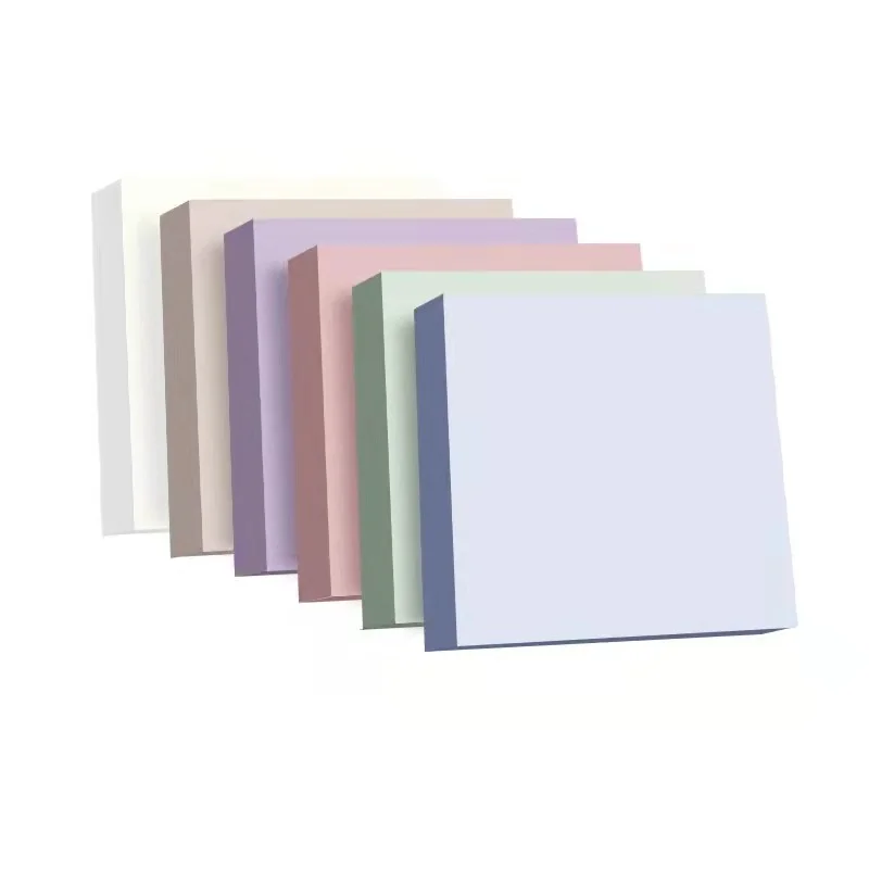 100Sheets Morandi Sticky notes Pads Posits Stationery Paper Stickers Posted It Memo Notepad Notebook School Office Accessories