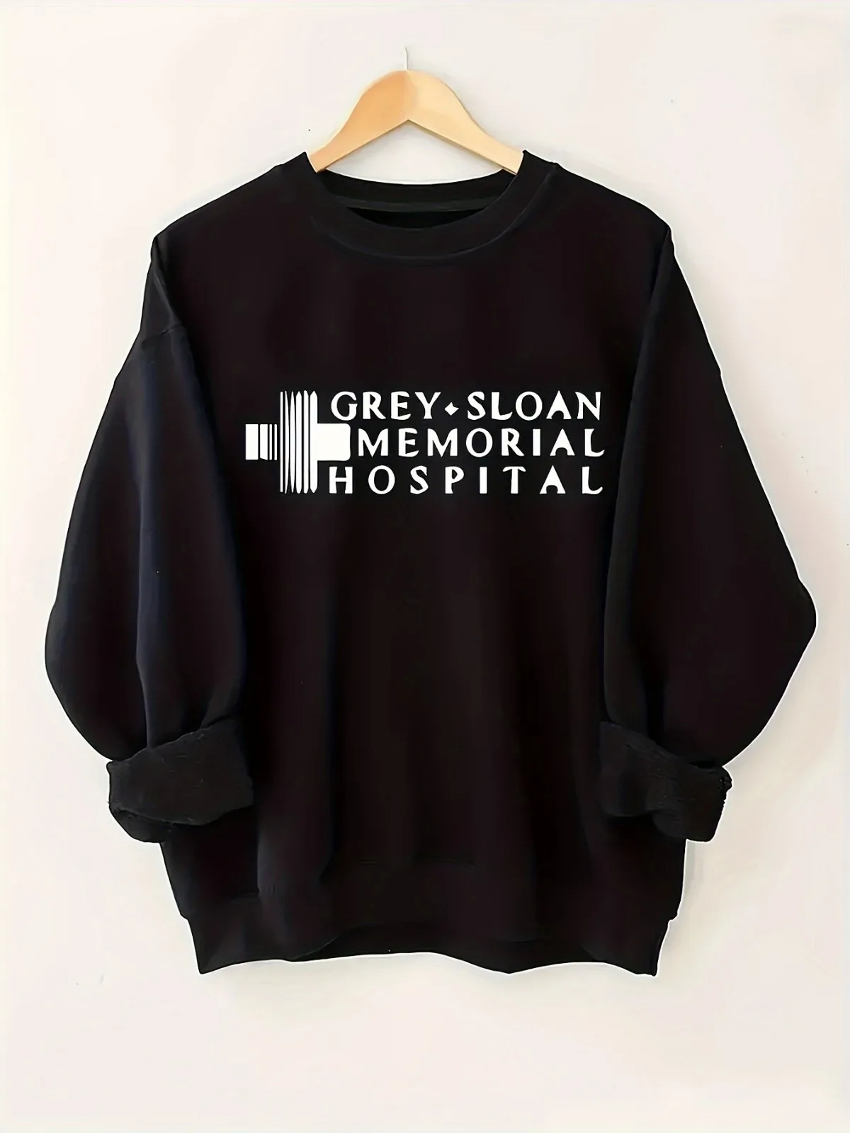 

Женская повседневная модная толстовка с буквенным принтом, удобный пуловер с круглым вырезом и длинными рукавами, праздничная вечеринка, подарочная толстовка