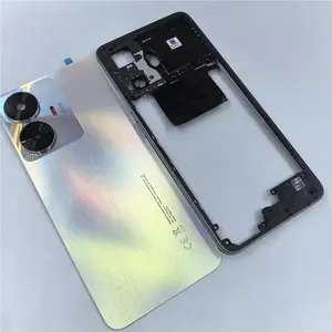 Bilashmart Housing Realme C55 Back Cover+Middle Frame+Side Key+Camera Glass Lens