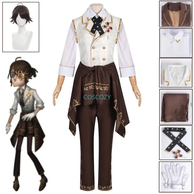 

Luca Balsa/Prisoner Косплей Игра Identity V Костюм Выпускной День Модная Мужская Униформа Хэллоуин Вечеринка Ролевая Игра Cos Наряд